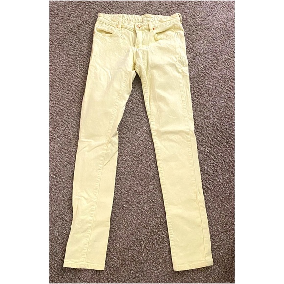 BCBGMAXAZRIA Chartreuse Mia pant/jeans 27 - Picture 2 of 6
